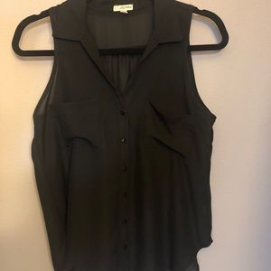 Black Sheer Blouse